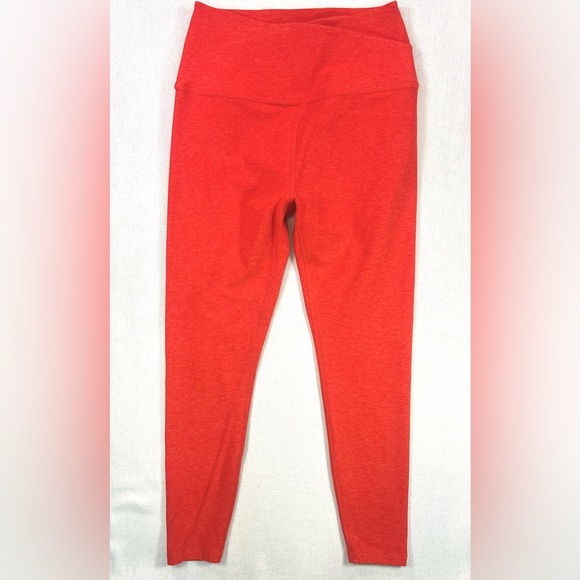 Beyond Yoga Spacedye High-Waisted Midi Leggings, Red Size Large - Picture 2 of 6